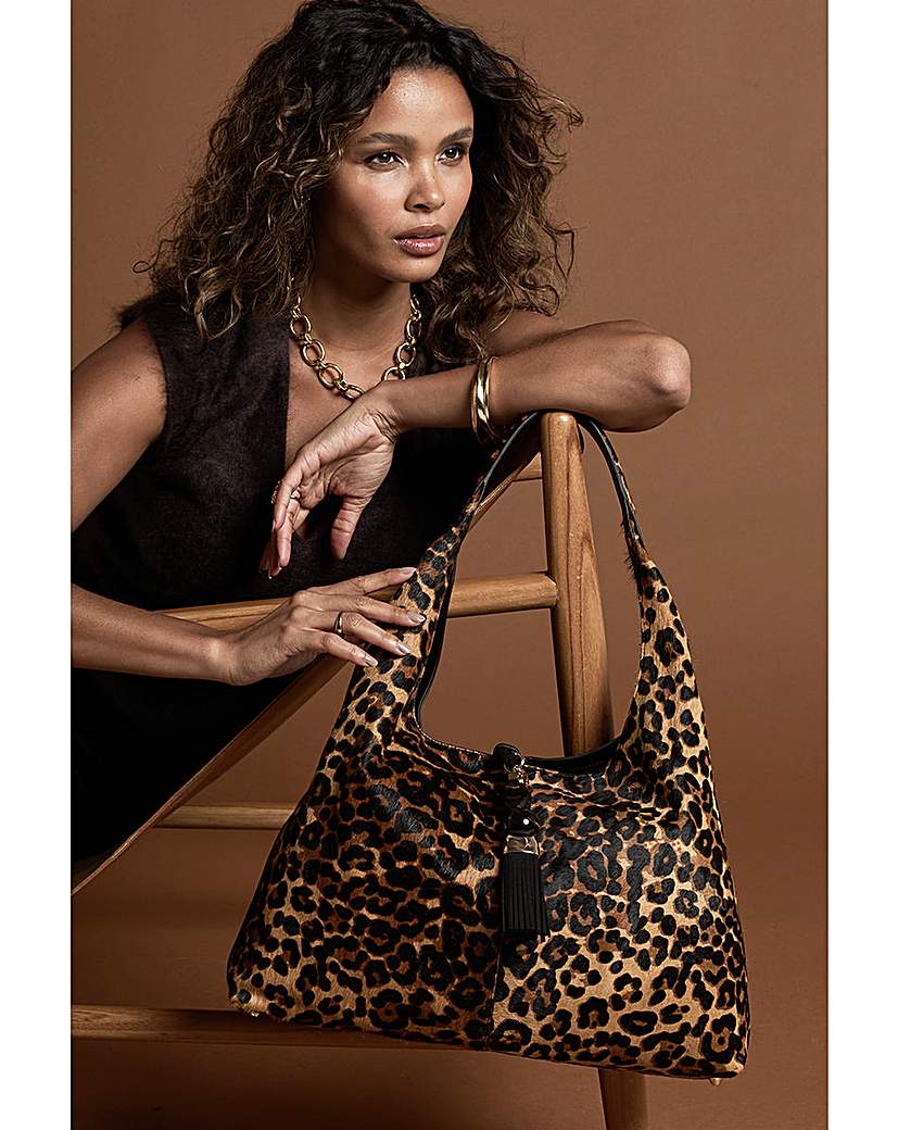 Luella Grey Pandora Leopard Cowhide