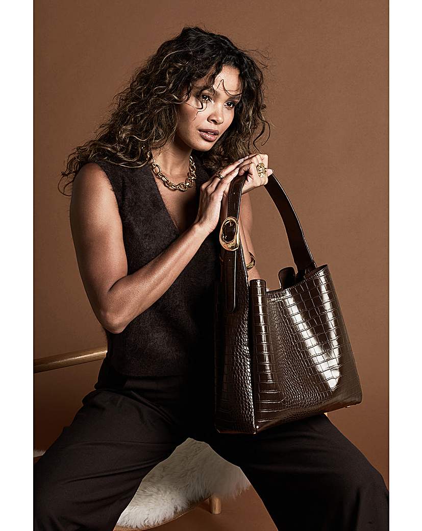 Luella Grey Ariadne Chocolate Croc