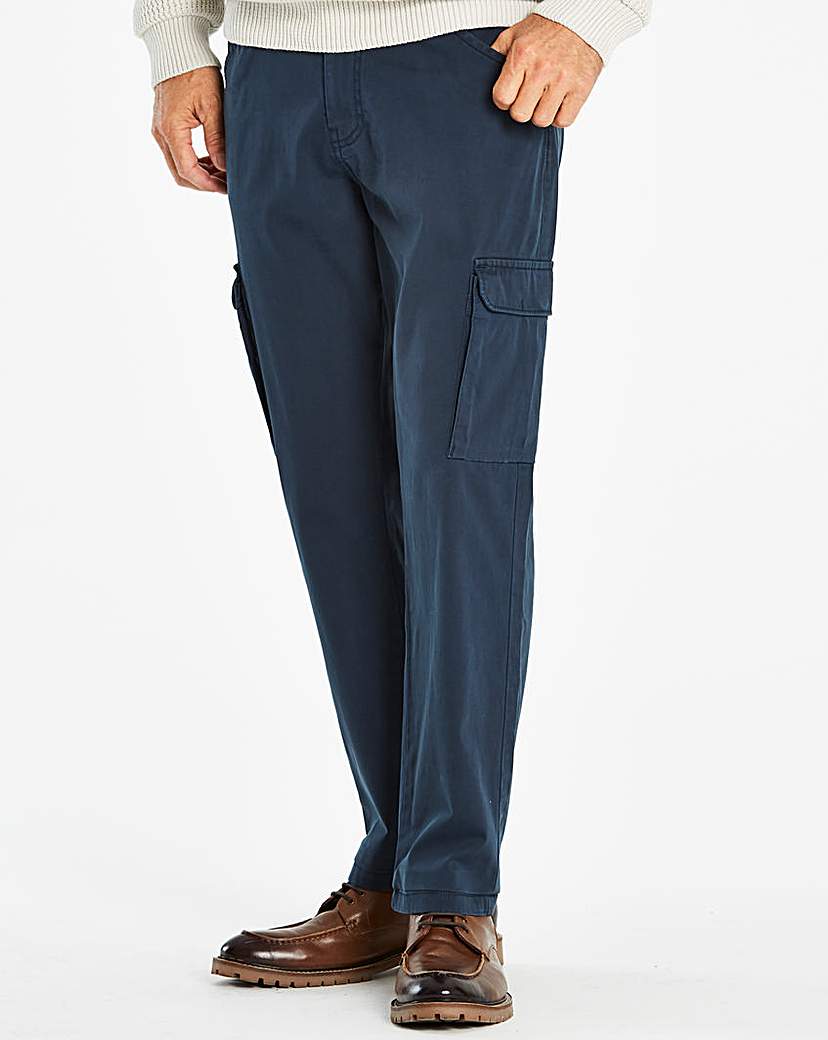 Image of Navy Cargo Trousers