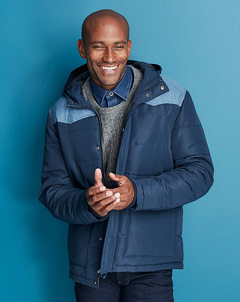Image of W&B Navy Padded Jacket R