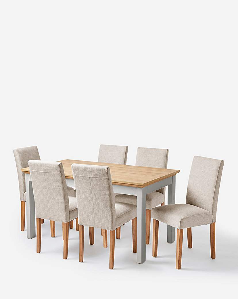 Julipa Ashford Table 6 Seater Set