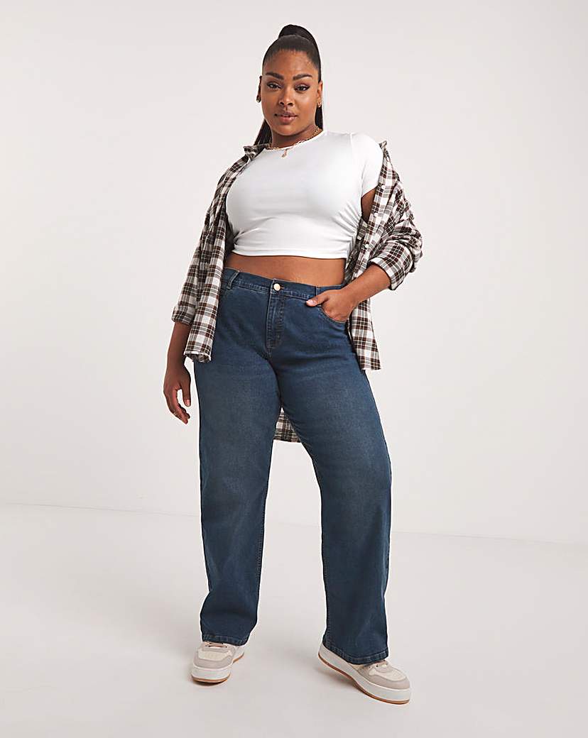 Dark Blue 24/7 Dad Jeans