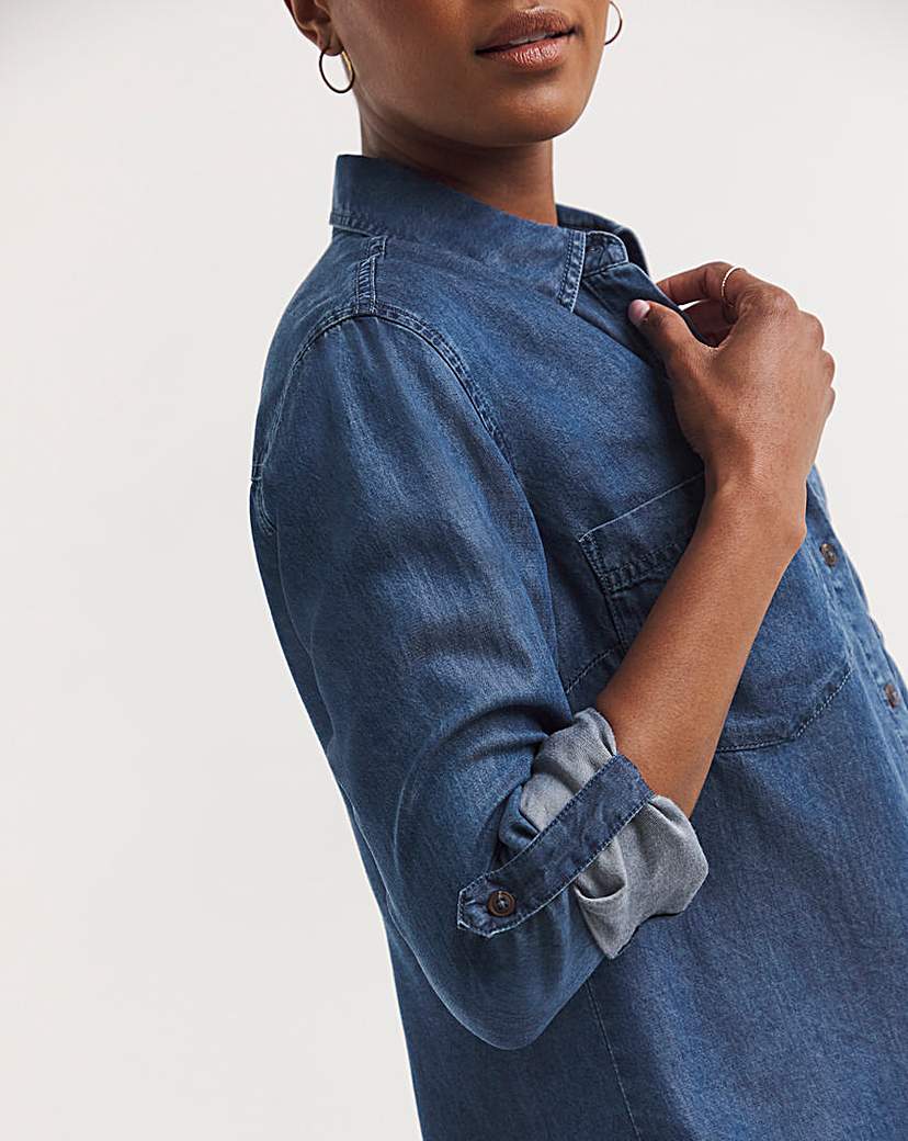 Western Denim Shirt - Indigo