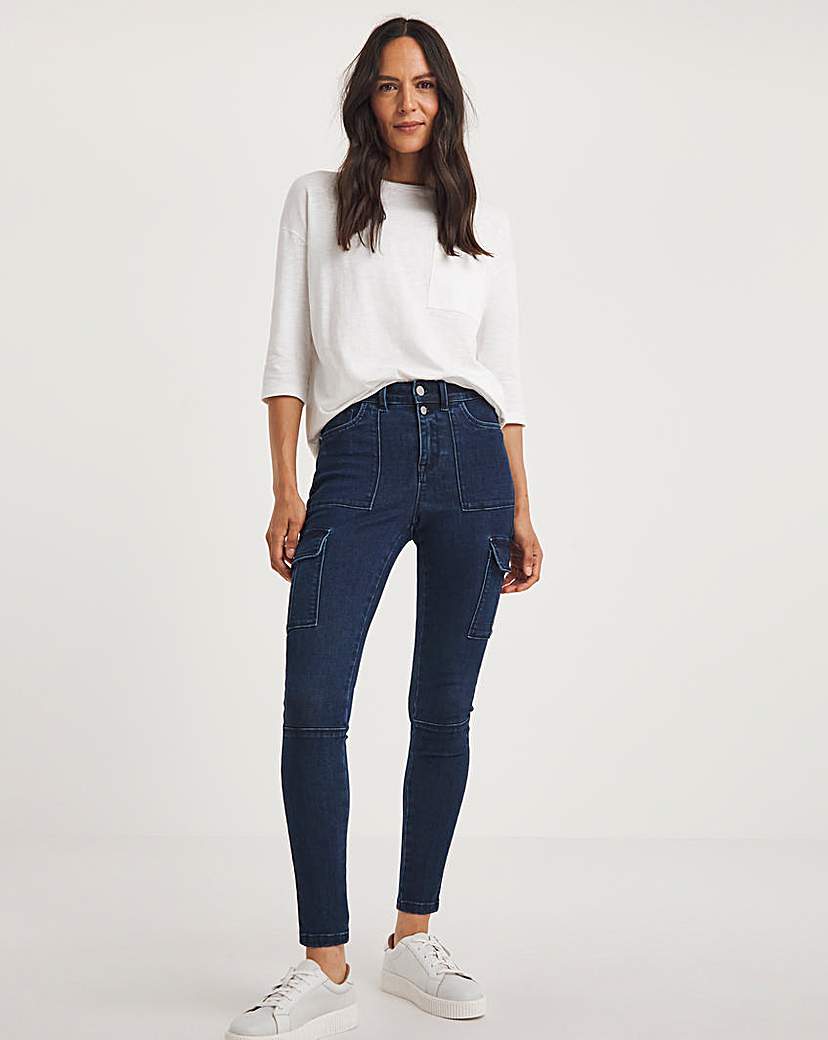 Cargo Skinny Leg Jeans