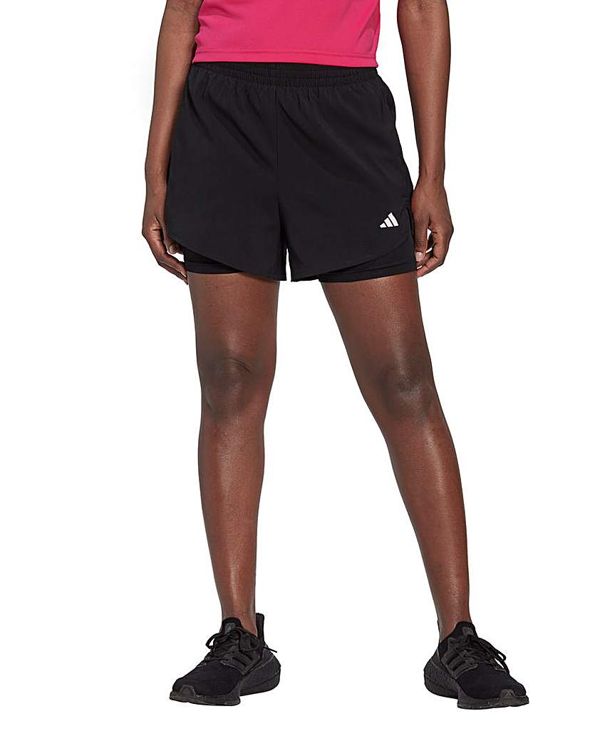 adidas 2-in-1 Shorts - Black/White