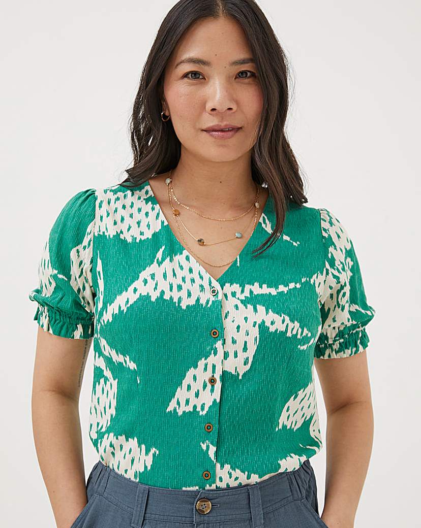 FatFace Savannnah Leaves Blouse