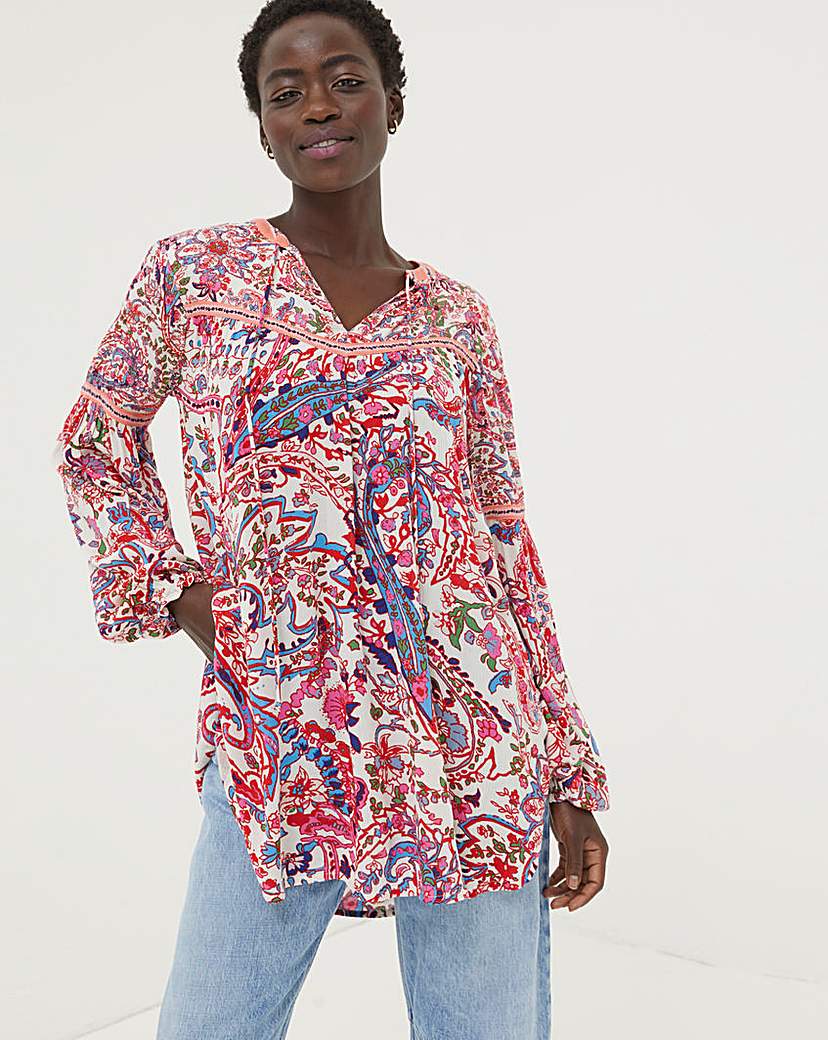 FatFace Georgie Bright Paisley Tunic