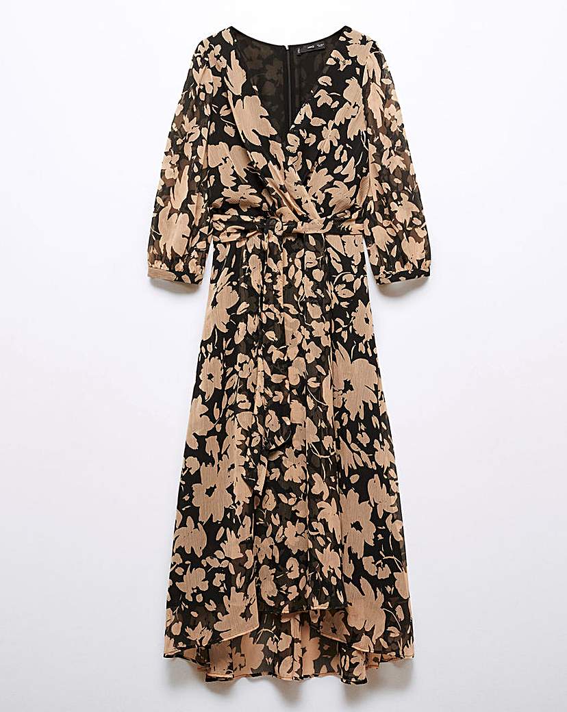 Mango Printed Midaxi Dress