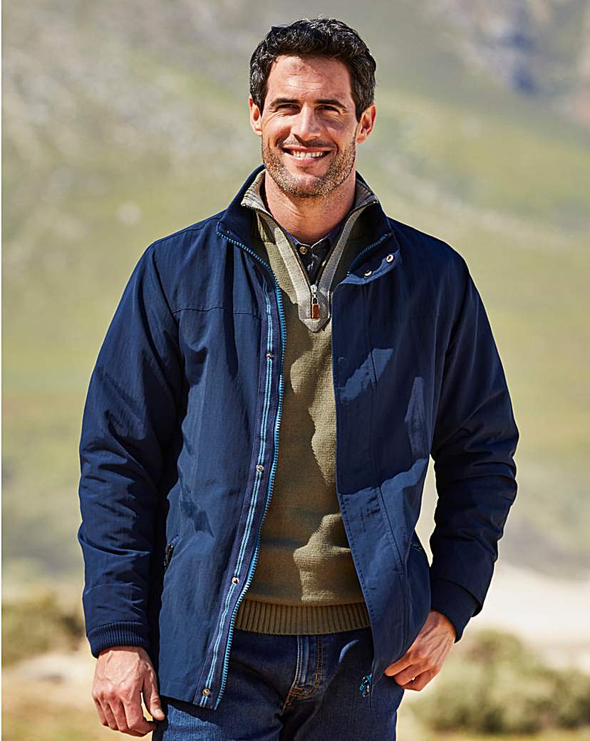 Image of W&B Navy Fleece Lined Jacket R