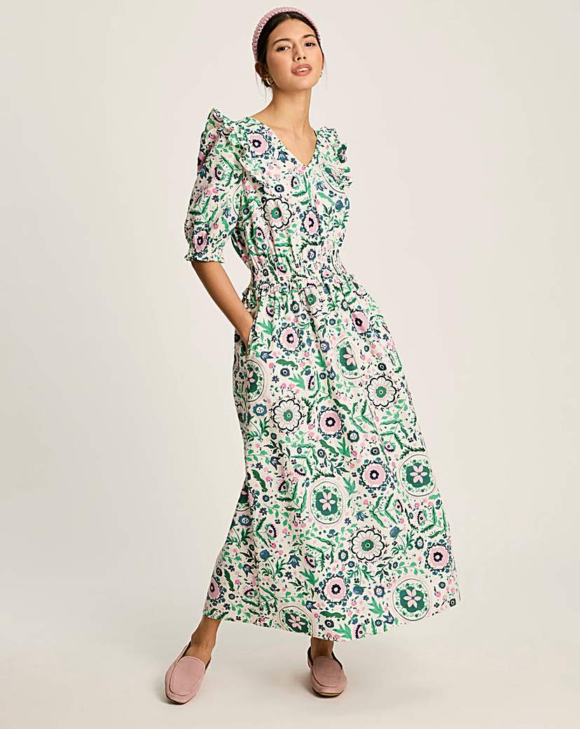 Joules Aurelia Floral Midi Dress