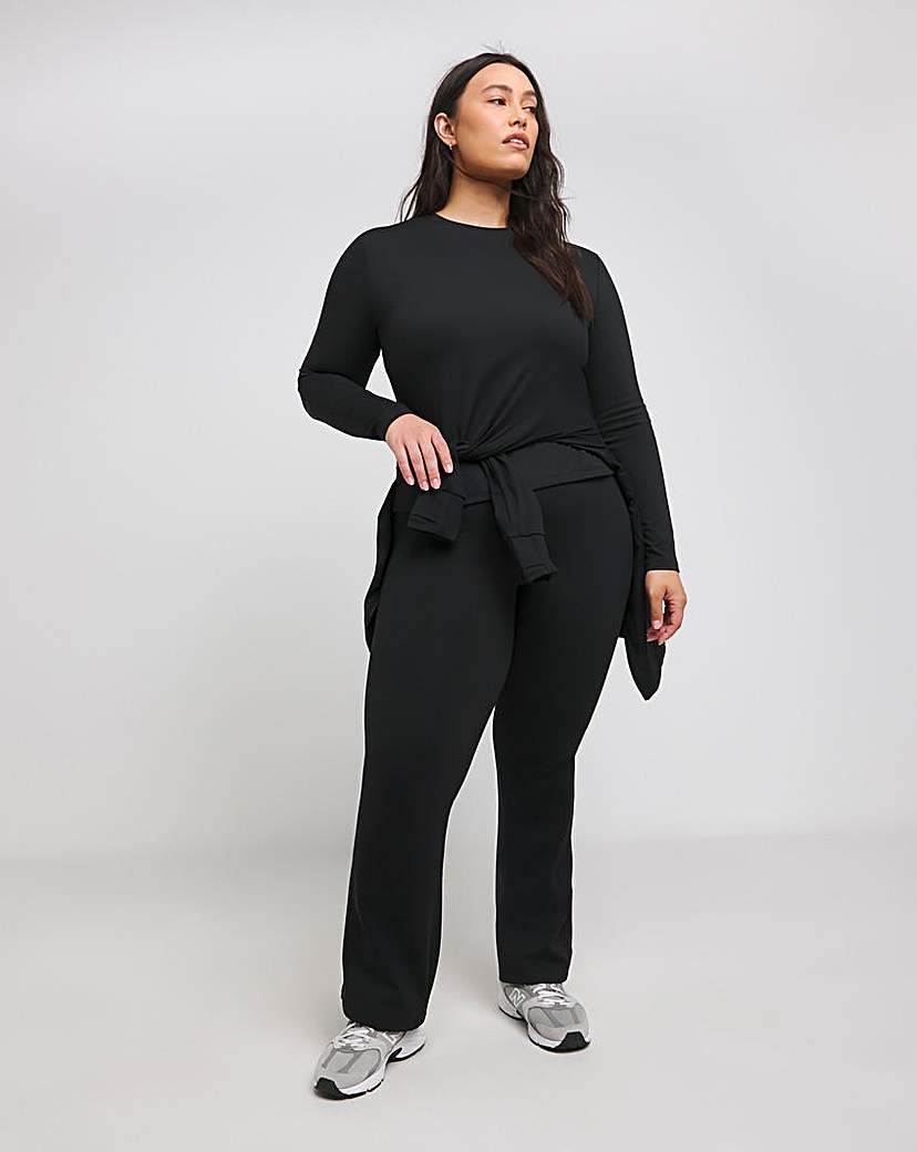 SB3 Black Long Sleeve Active Top