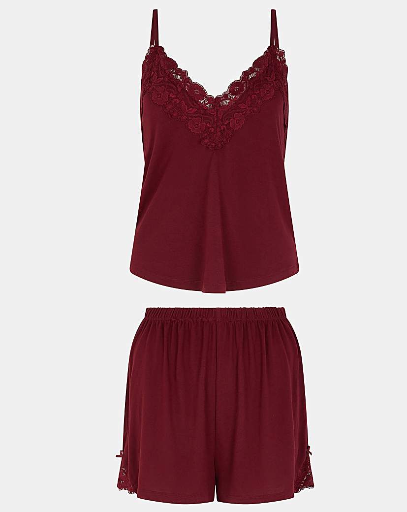Accessorize Lace Trim Pyjama Set