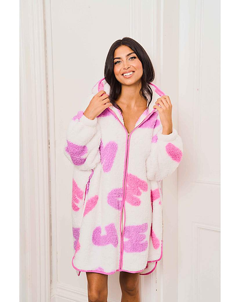 Jim JamTheLabel Oversized Slogan Hoodie