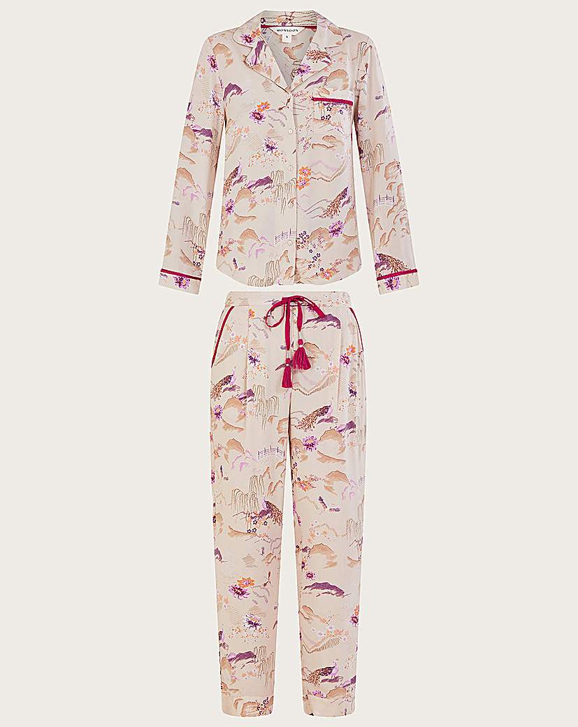 Image of Monsoon Bianca Print Pyjama Set