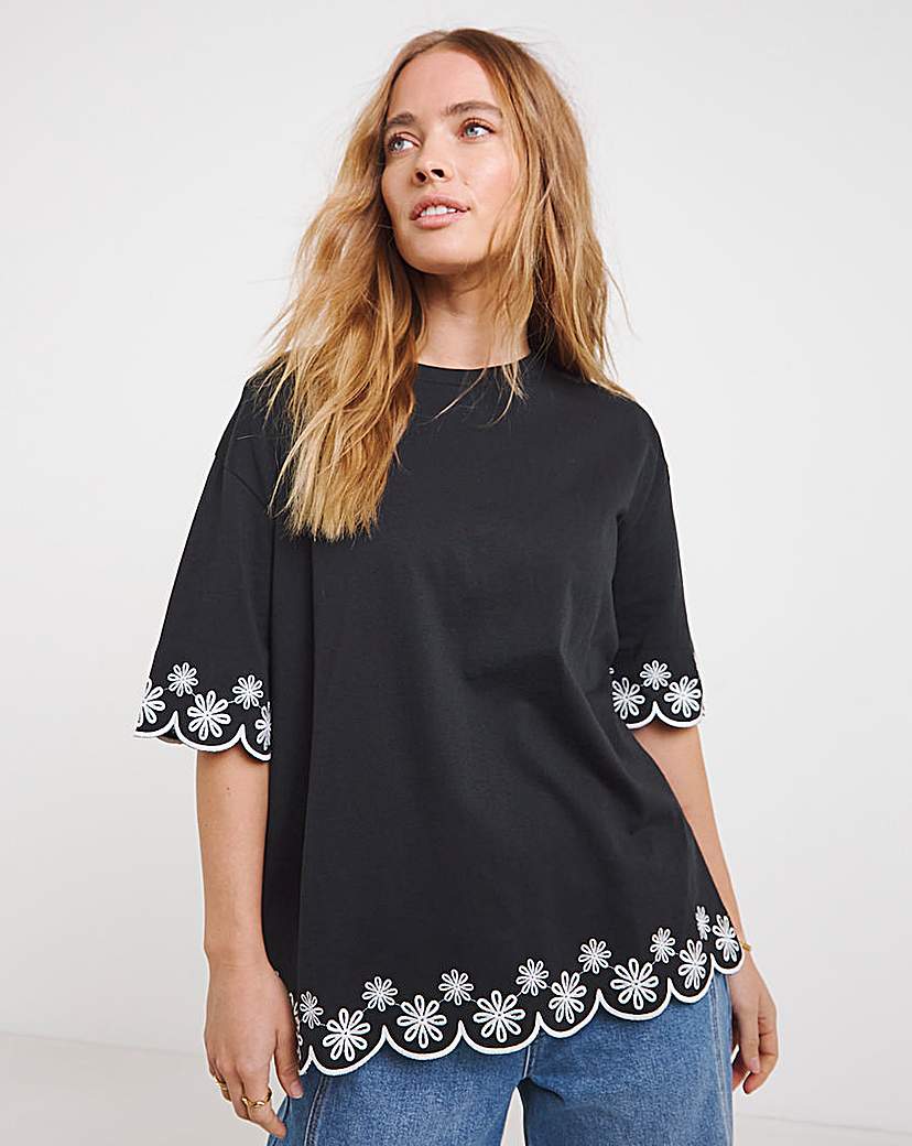 Cut Work T-Shirt