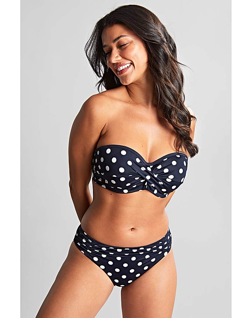 Polka dot bandeau top discount