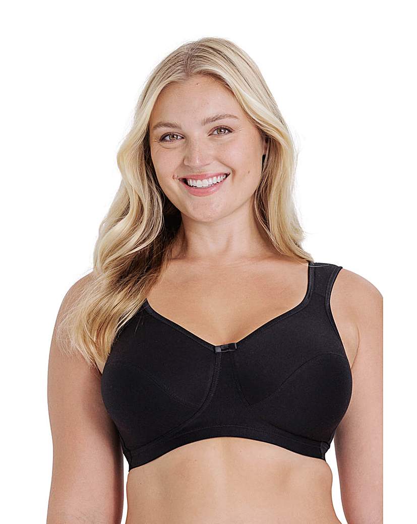 Miss Mary of Sweden Tenderly Non Wired Bra In Black | UK Size 34B Women's