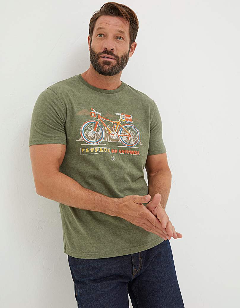 Fatface Short Sleeve Printed T-Shirt