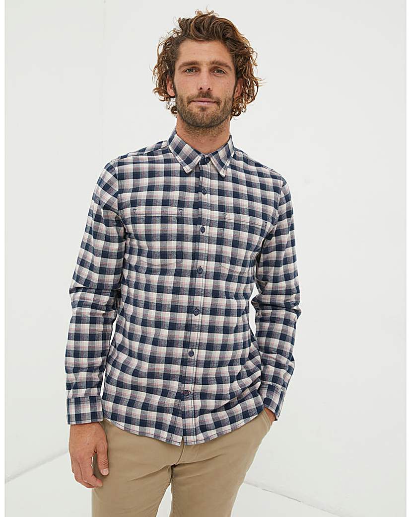 FatFace Benton Long Sleeve Check Shirt