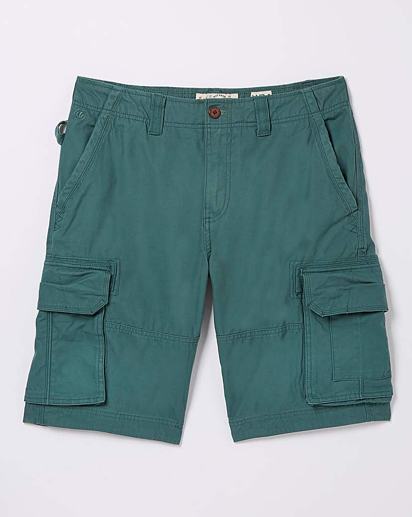 Fatface Breakyard Organic Cargo Shorts - Dark Teal