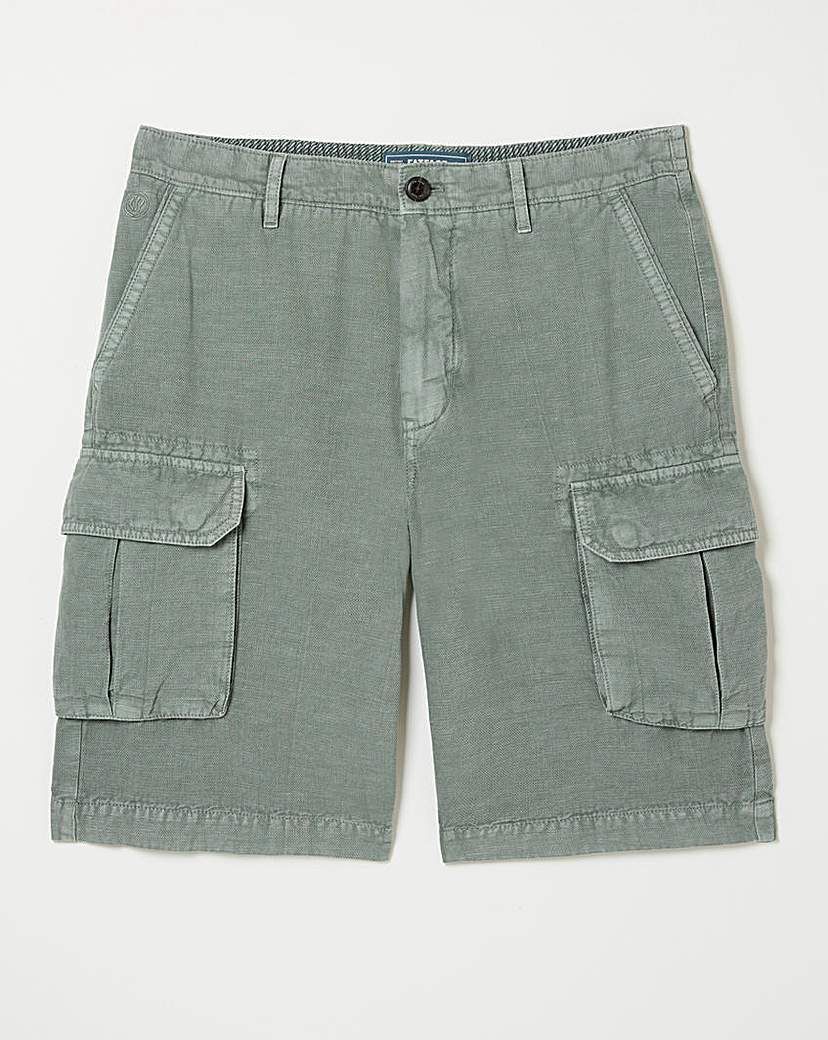 FatFace Cotton Linen Cargo Shorts