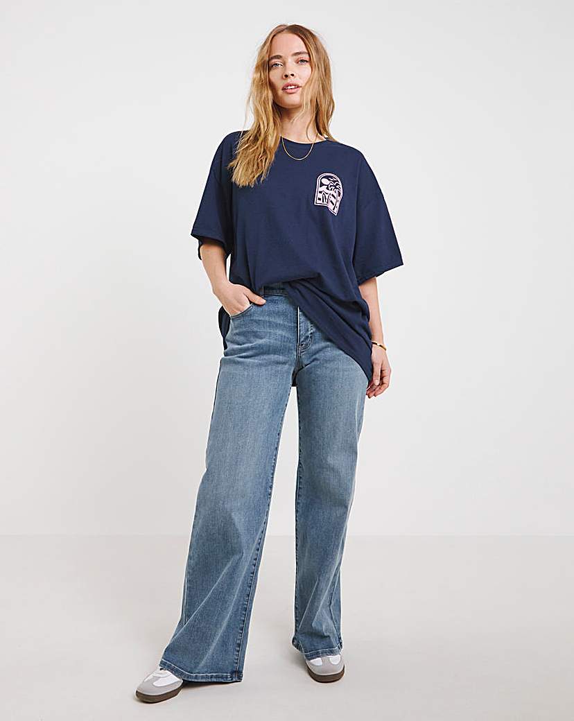Puff Print Back Surf Club T-Shirt