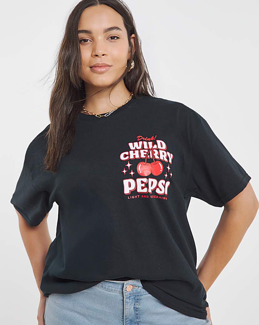 Cherry Pepsi License T-Shirt