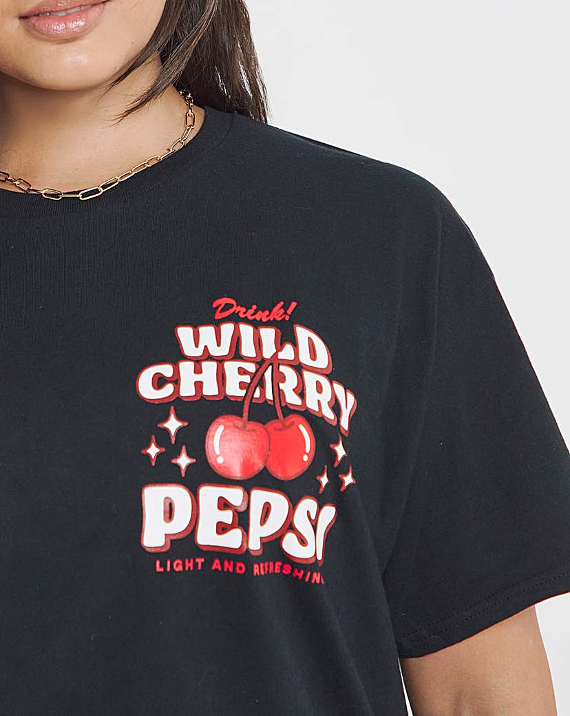 Cherry Pepsi License T-Shirt