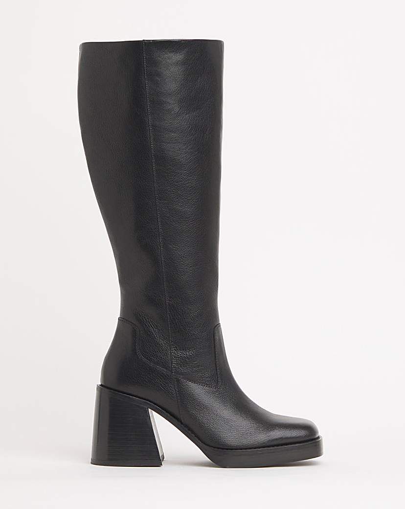 Knee High Platform Boots Wide SC