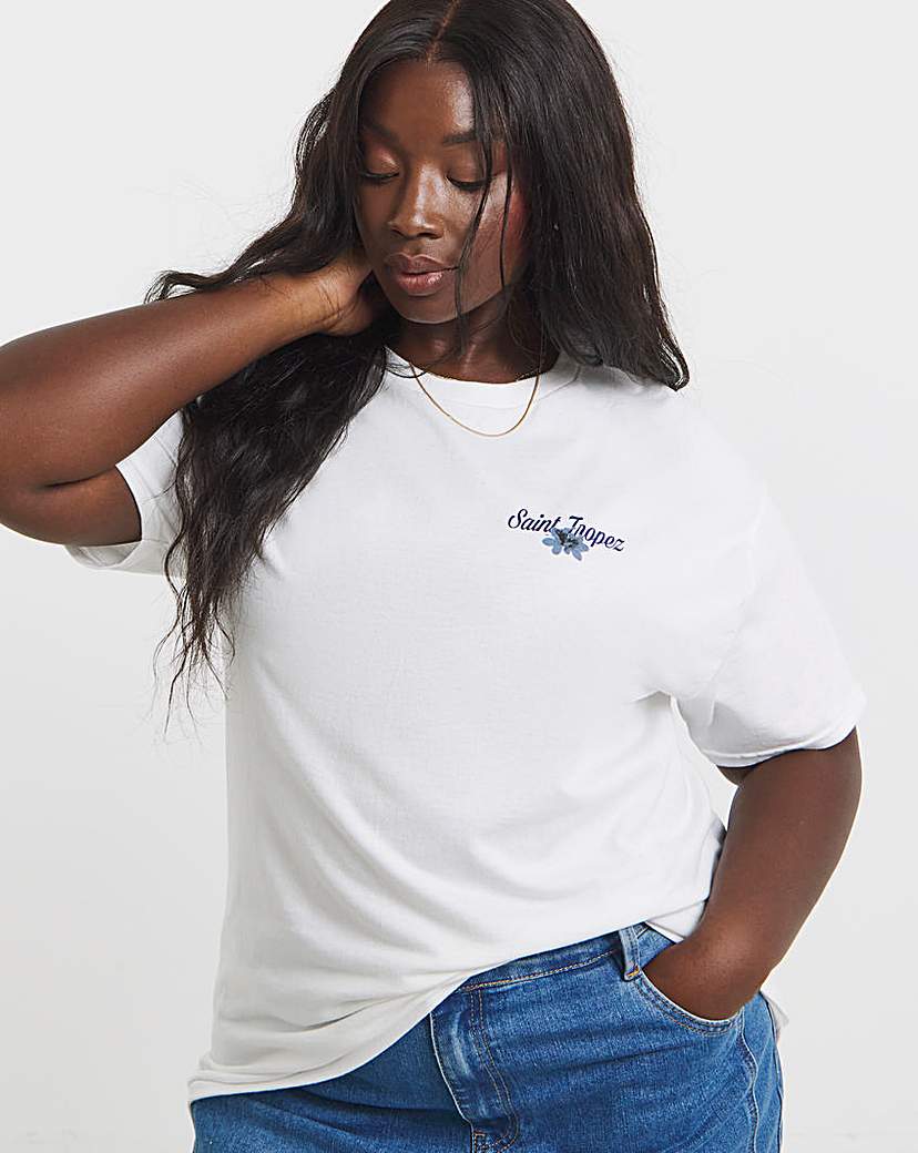 Saint Tropez Back Graphic T-Shirt