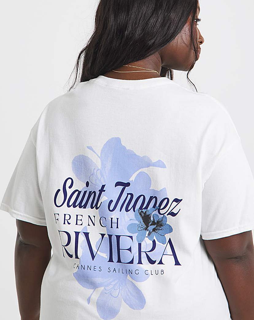 Saint Tropez Back Graphic T-Shirt