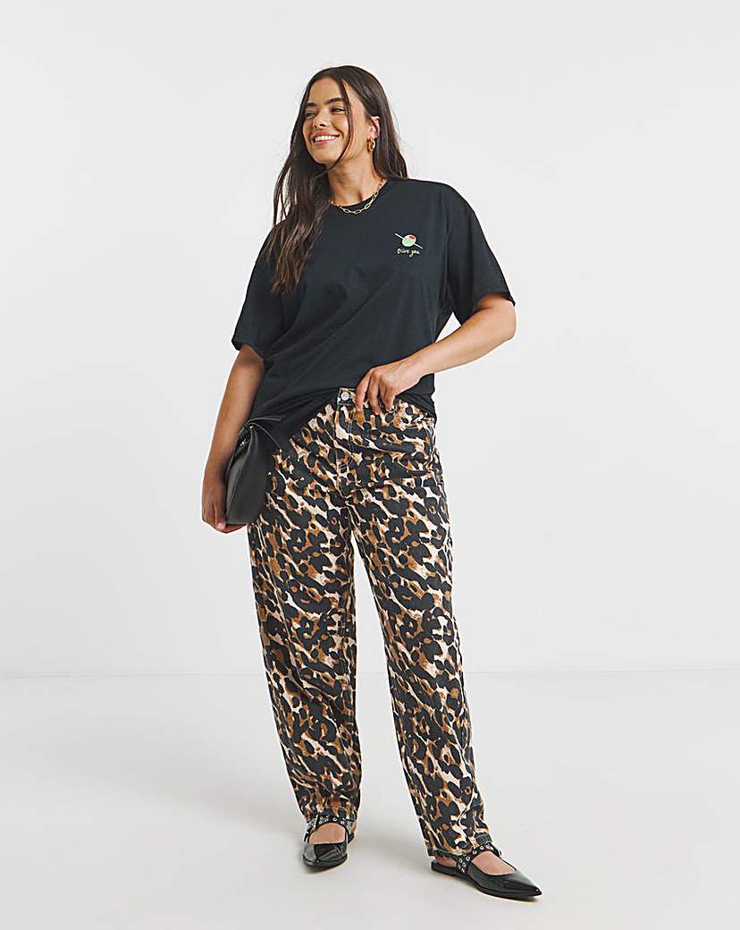 Olive Embroidery T-Shirt