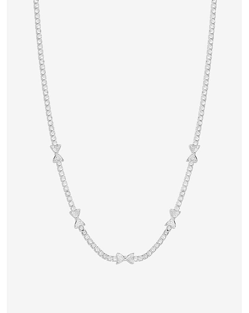 Jon Richard Crystal Bow Necklace