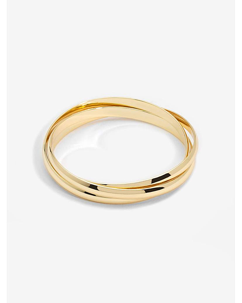 Jon Richard Gold Interlock Bangles