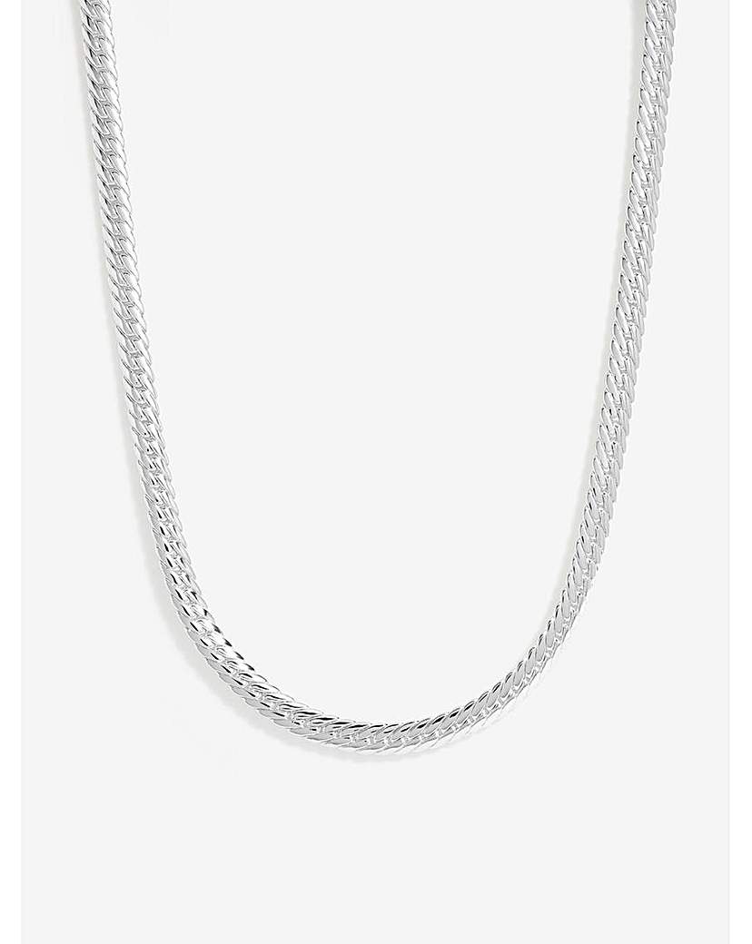 Jon Richard Silver Herringbone Necklace