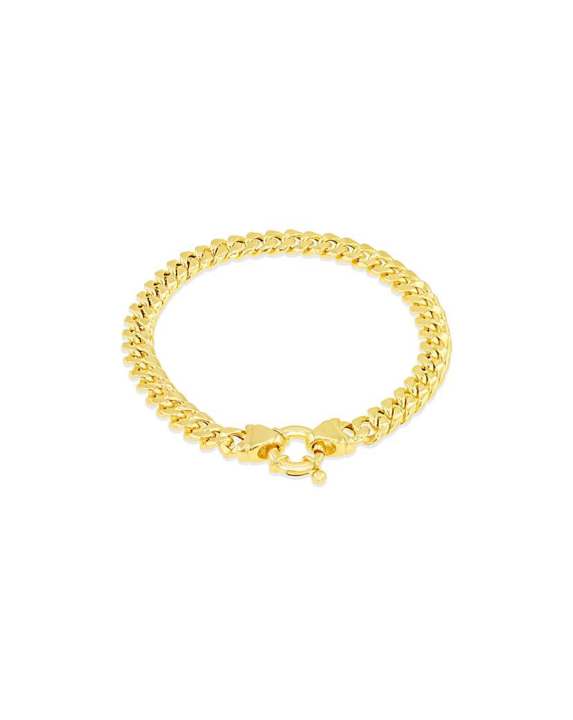 9ct Cuban Link Chain Bracelet