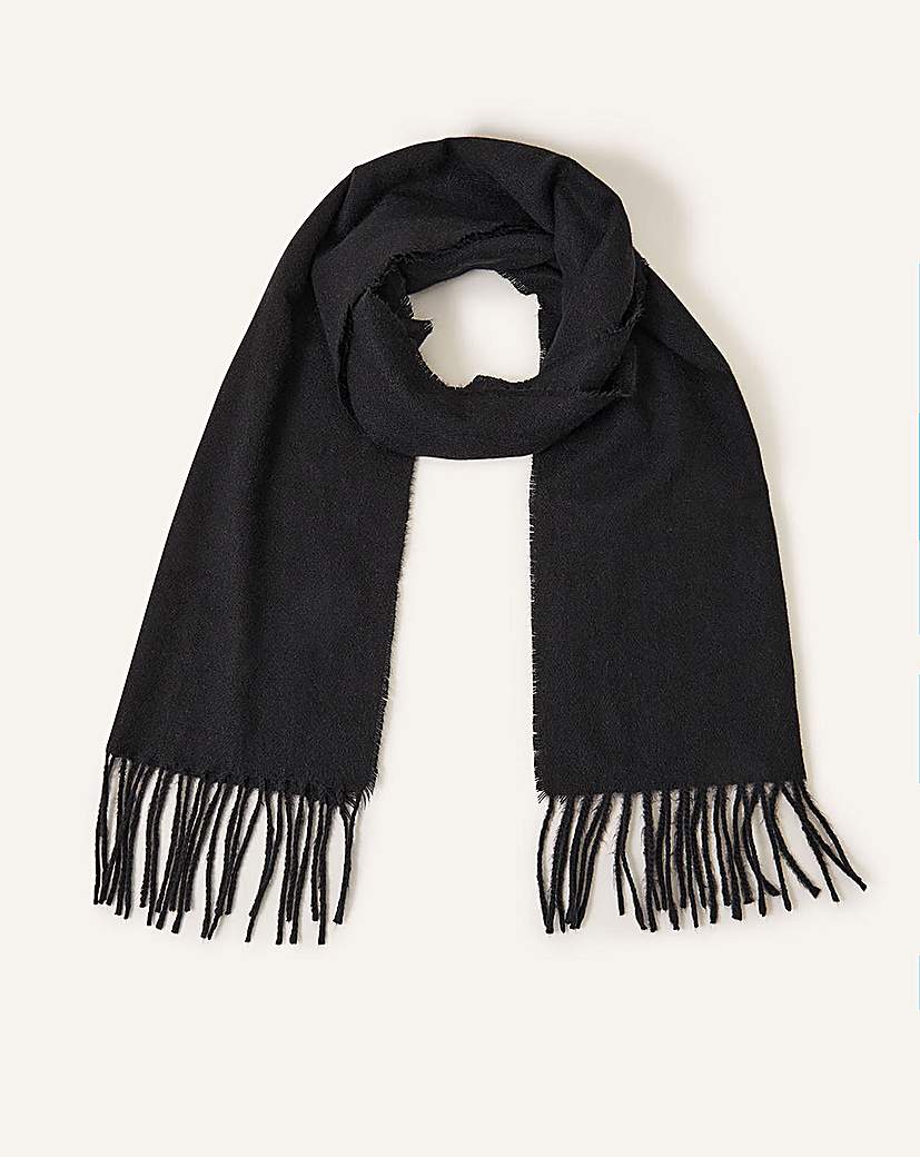 Accessorize Plain Tassel Scarf