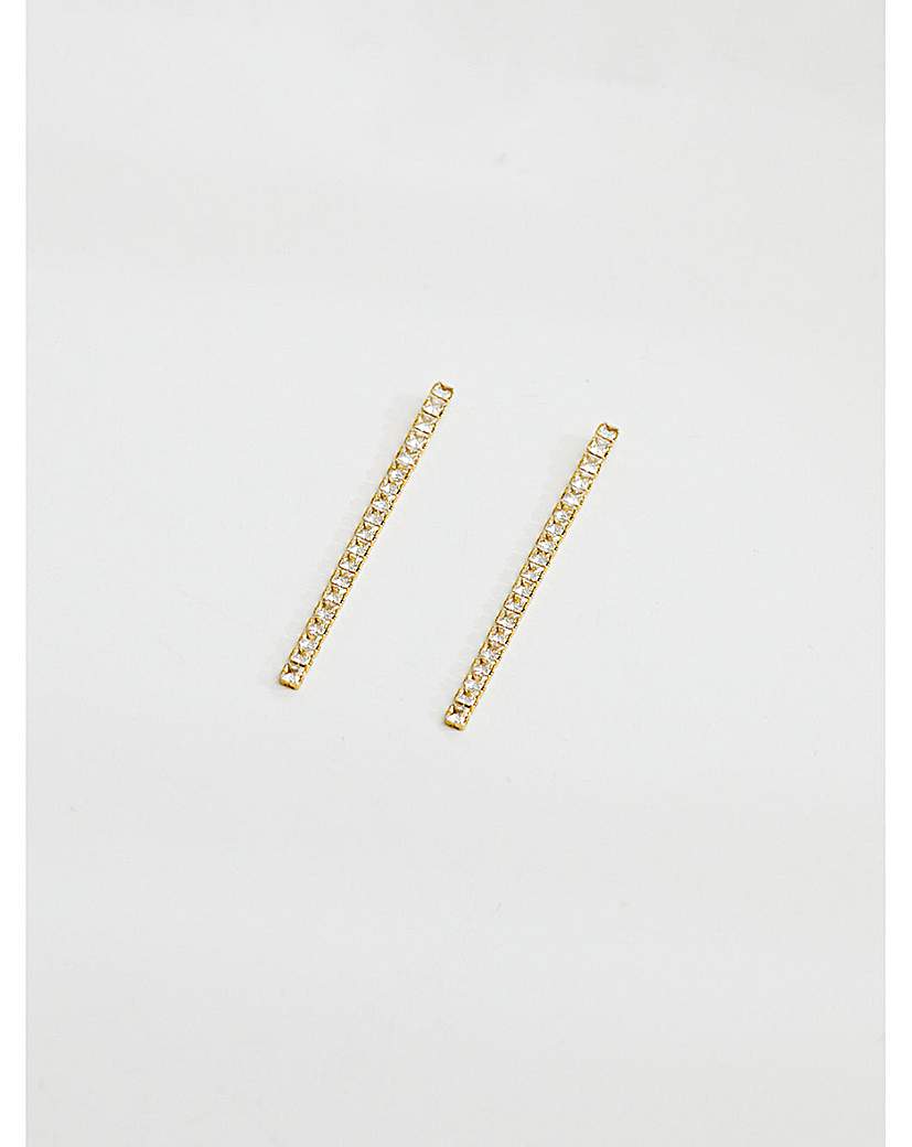 Inicio CZ Linear Earrings - Gift Pouch