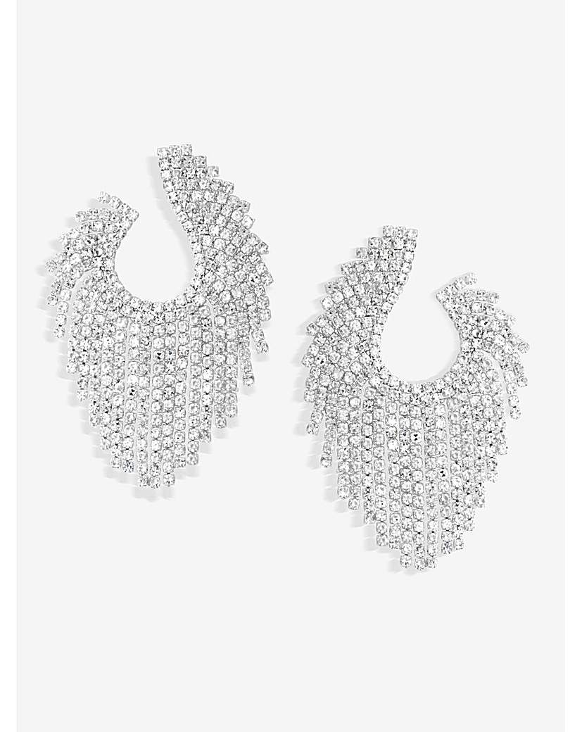 Jon Richard Open Statement Earrings