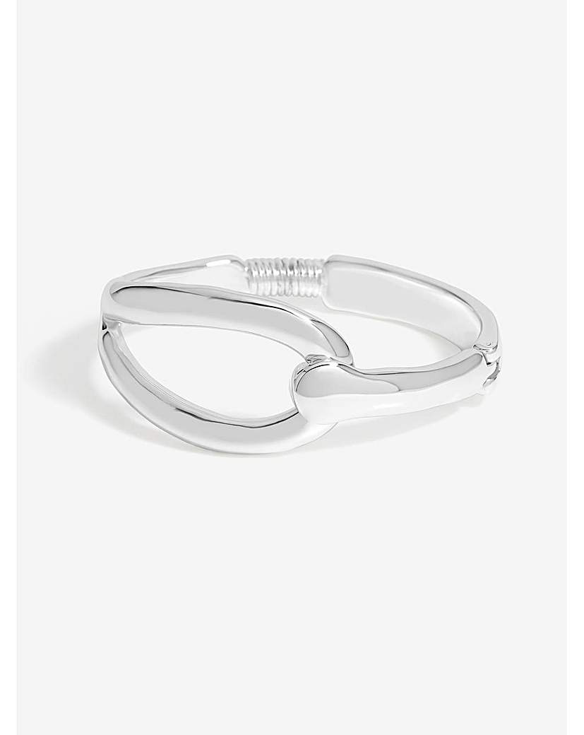 Jon Rchard Silver Open Link Cuff Bangle