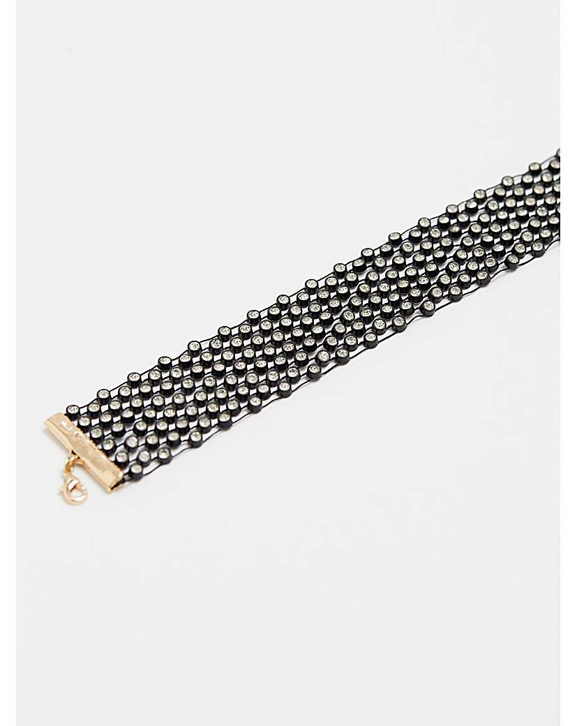 Jon Richard Hematitie Crystal Choker