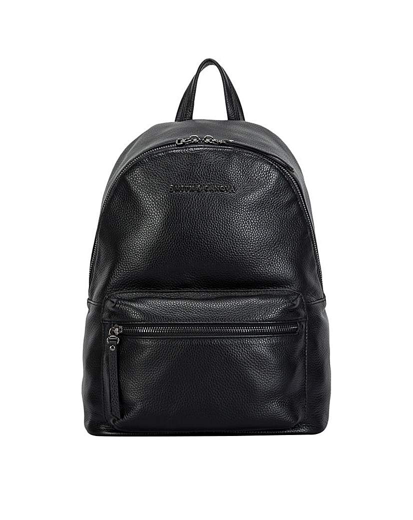 Smith & Canova Embossed Leather Zip