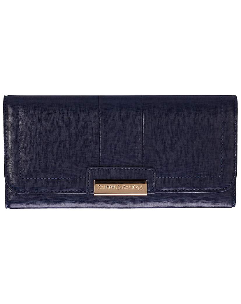 Smith & Canova Saffiano Leather Flap