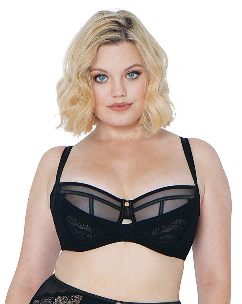 Image of Scantilly Peek a Boo Lace Balcony Bra