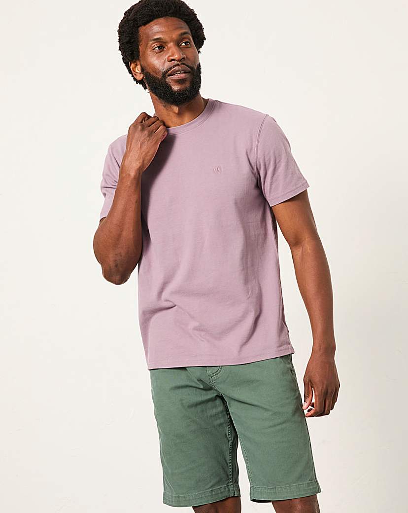 FatFace Men's T-Shirt - L - Dusky Purple