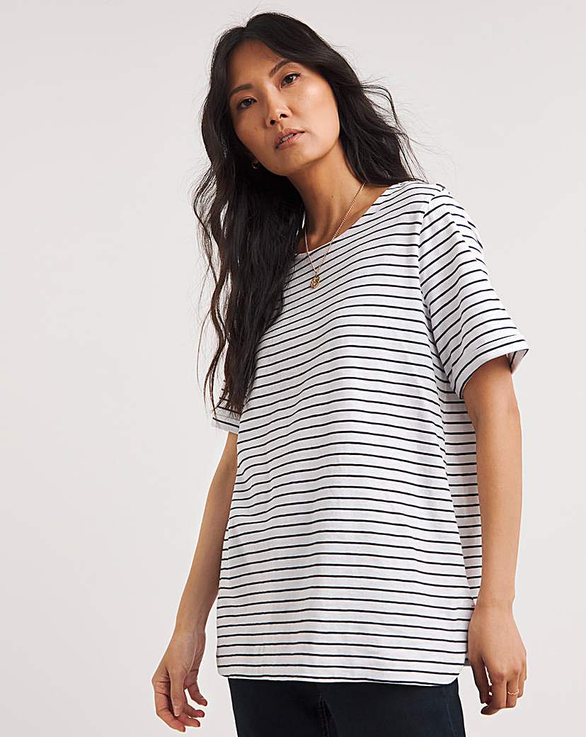 Julipa Button Shoulder T-Shirt