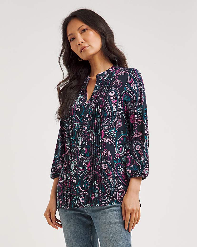 Julipa Pintuck Jersey Top