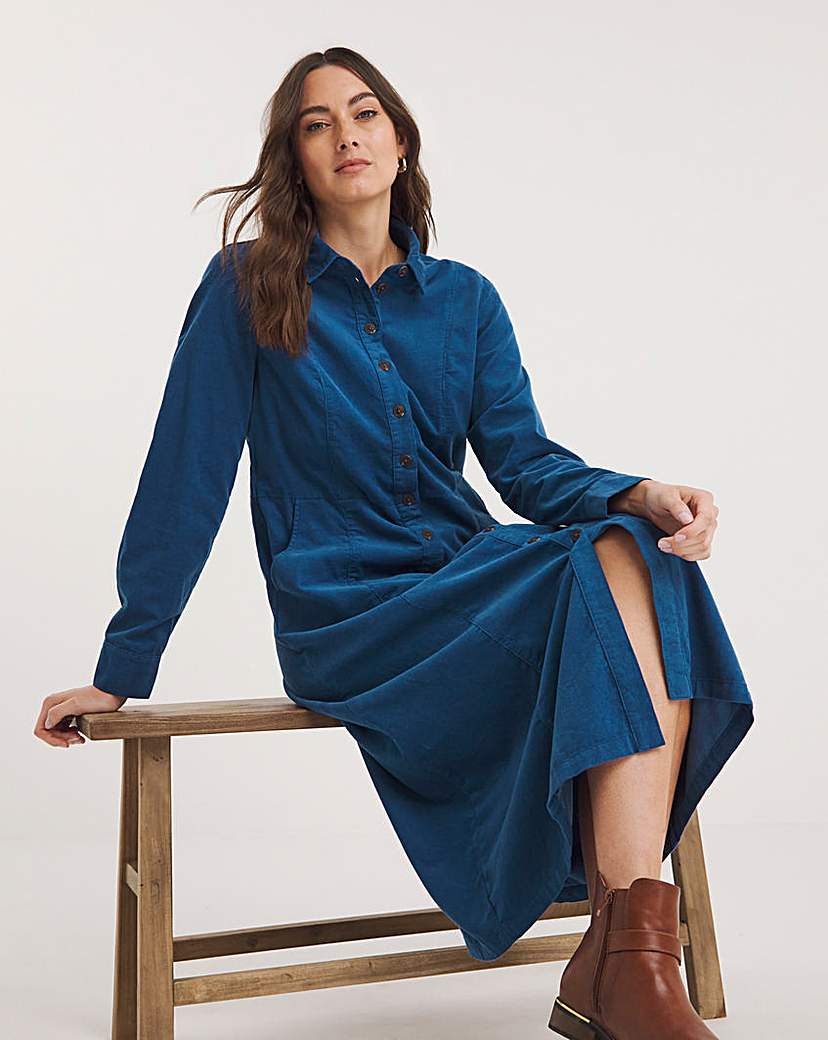 Julipa Cord Shirt Dress