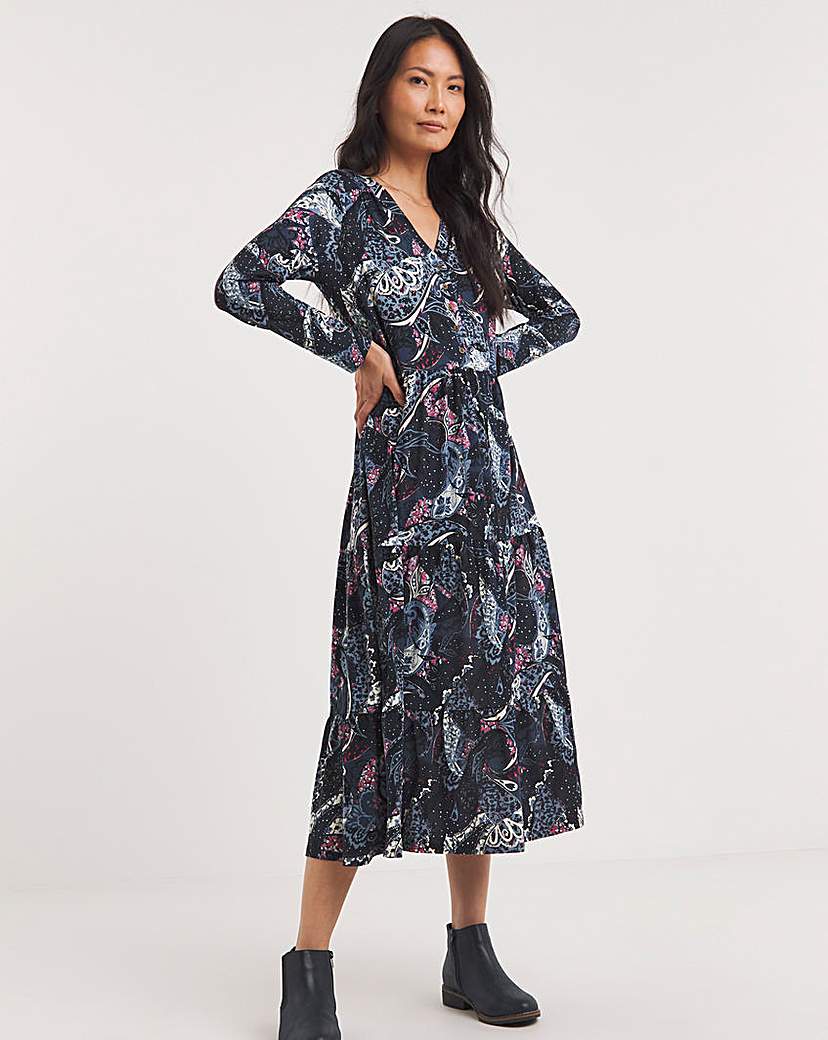 Julipa Tiered Jersey Dress