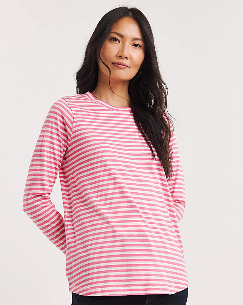 Julipa Stripe Round Neck T-Shirt